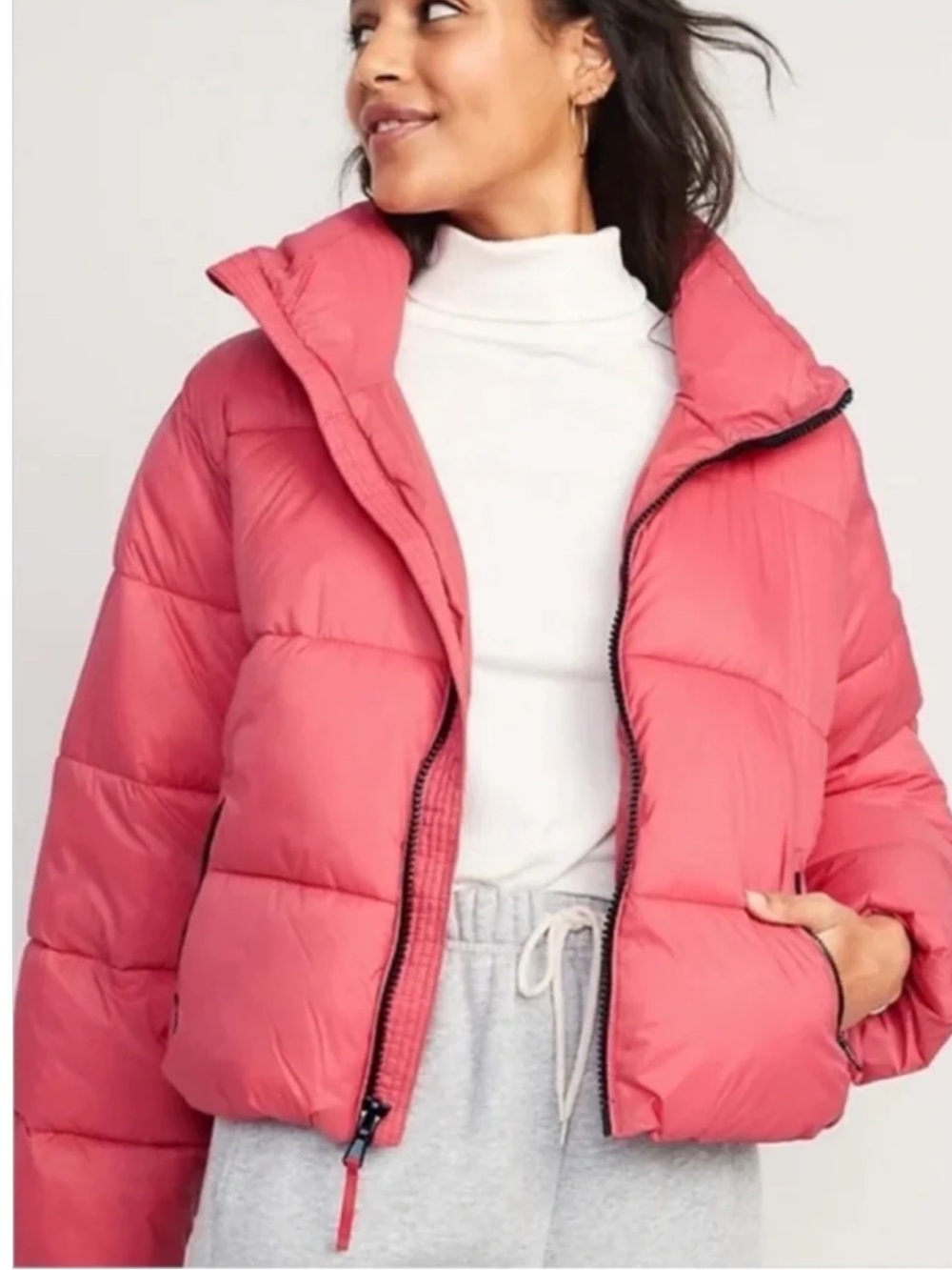 OLD NAVY Water-Resistant Frost Free Short Puffer Jacket